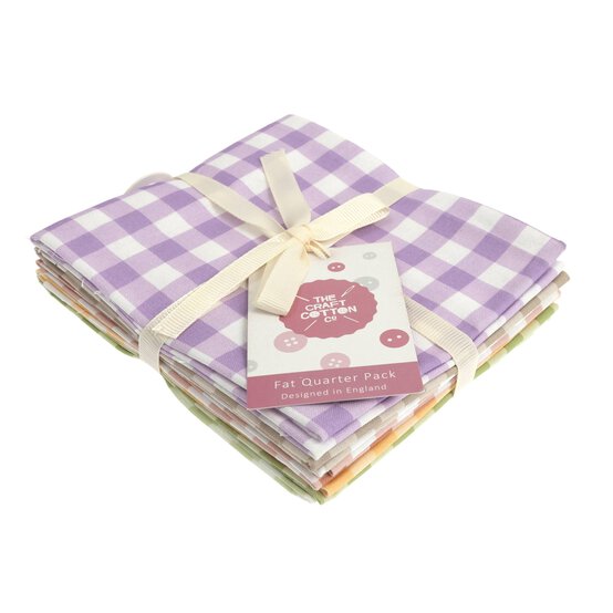 Gingham Garden Cotton Fat Quarters 5 Pack image number 8