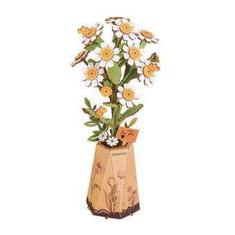 Rowood Chamomile Wooden Flower Kit
