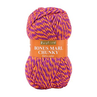 Hayfield Rare Orchid Bonus Marl Chunky 100g 