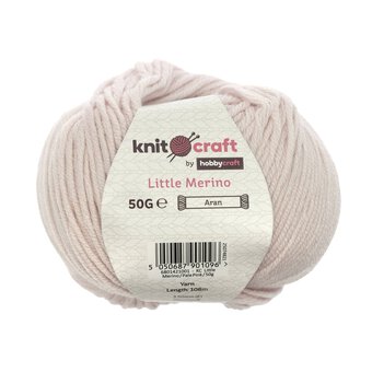 Knitcraft Pale Pink Little Merino 50g