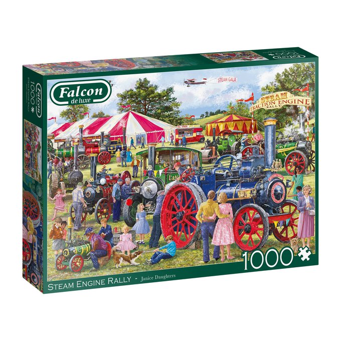 Falcon Steam Engine Rally Jigsaw Puzzle 1000 Pieces image number 1