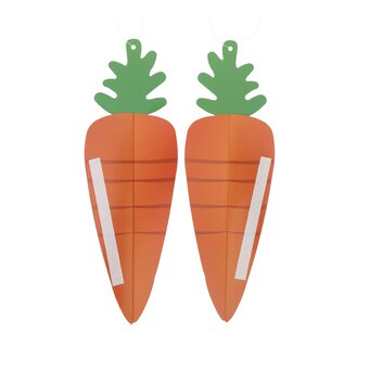 Honeycomb Carrot Decorations 2 Pack
