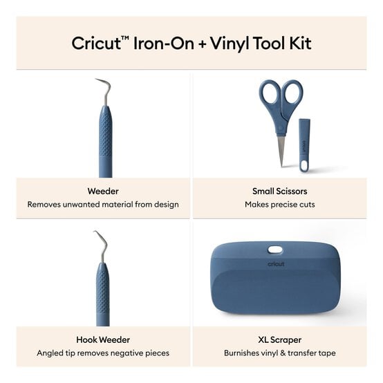 Cricut Iron-On and Vinyl Tool Kit 4 Pack image number 2