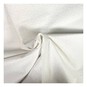 White Flower Stem Cotton Fabric by the Metre image number 1