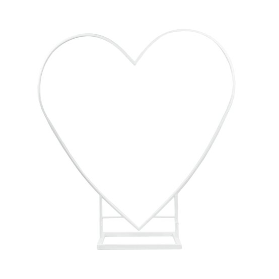 White Heart Frame Floor Stand 1m image number 3