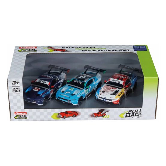 Carrera Pull Speed Mustang GT3 3 Pack image number 1
