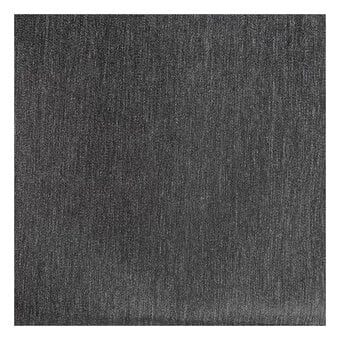 Black Cotton Stretch Denim Fabric by the Metre image number 2