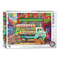 Eurographics The Flower Van Jigsaw Puzzle 1000 Pieces image number 1