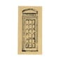 Phone Box Wooden Stamp 3.8cm x 7.6cm image number 4