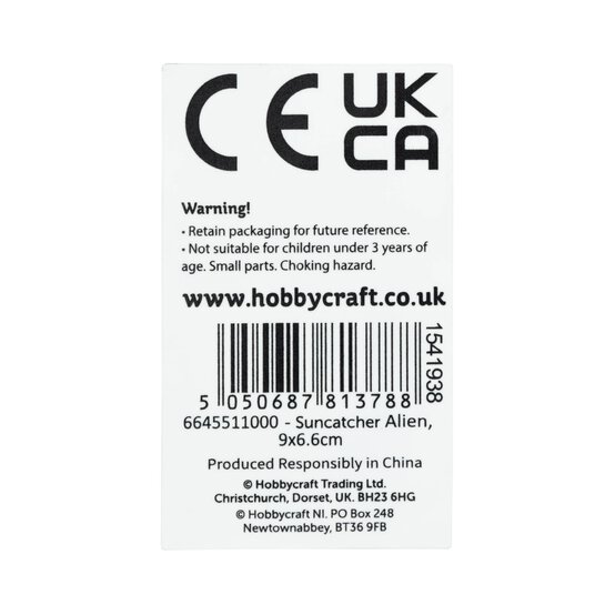 Alien Plastic Suncatcher image number 7