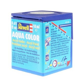 Revell Light Grey Silk Aqua Colour Acrylic Paint 18ml (371) image number 3