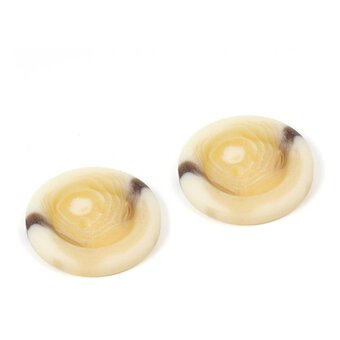 Hemline Assorted Basic Knitwear Button 2 Pack