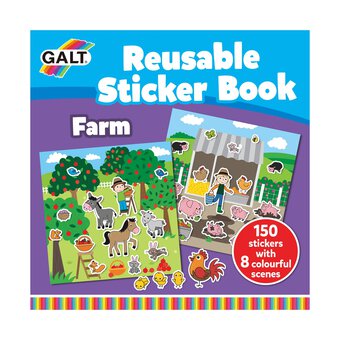 Galt Farm Reusable Sticker Book