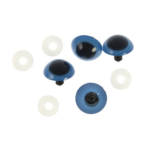 Blue Toy Safety Eyes 4 Pack image number 1