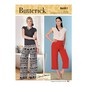 Butterick Women's Shirt and Capri Trousers Sewing Pattern B6851 (A 6-22) image number 1