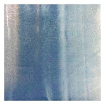 Blue Silky Satin Fabric by the Metre image number 2
