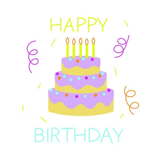 Mini Happy Birthday Cake Embroidery Kit image number 2
