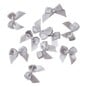 Mini Silver Pearl Bows 16 Pack image number 1