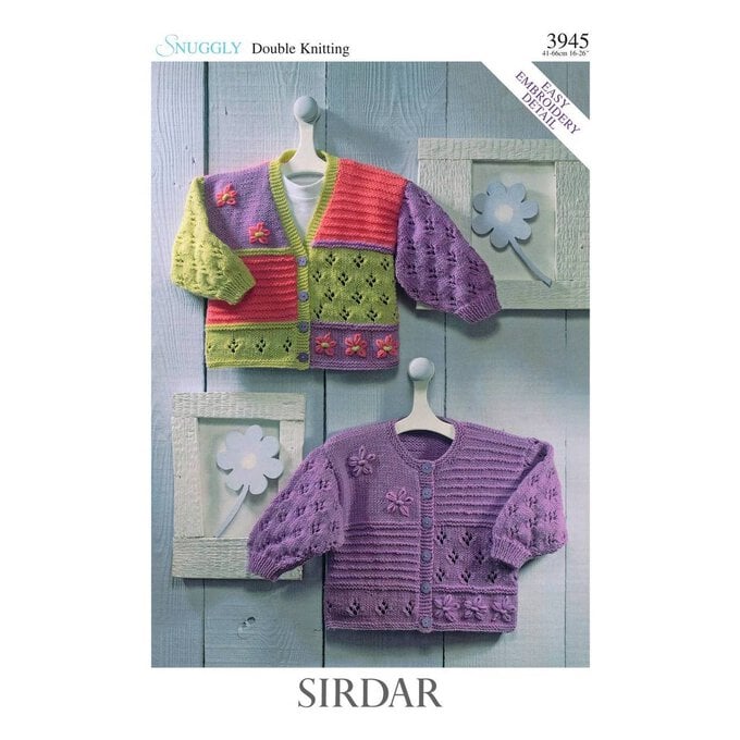 Sirdar Snuggly DK Cardigans Digital Pattern 3945 image number 1