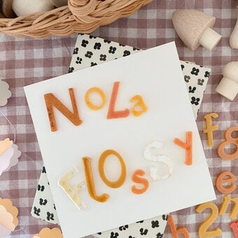 How to Make Resin Alphabet Letters