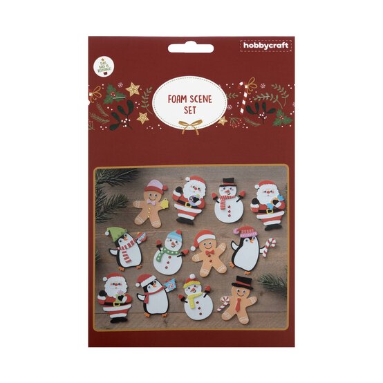 Christmas Foam Character Set 12 Pack image number 3