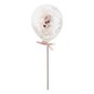Rose Gold Confetti Balloon Wands 5 Pack image number 1