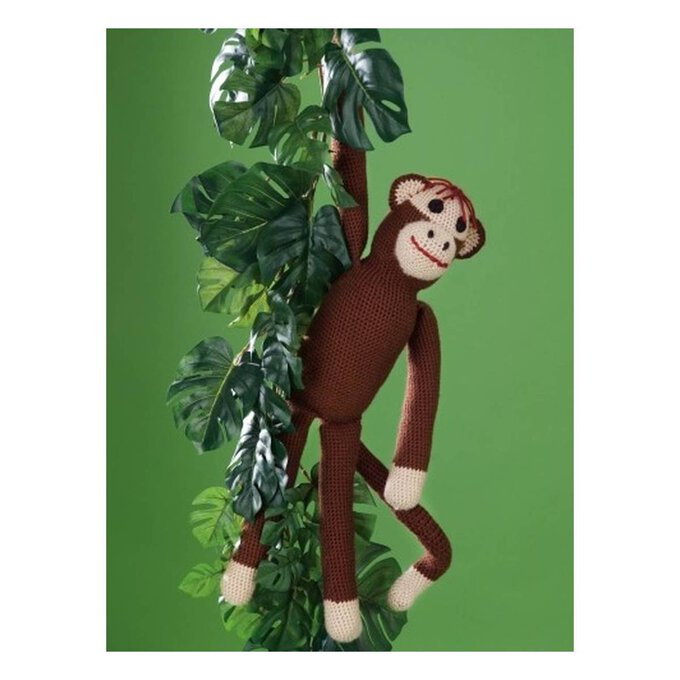 FREE PATTERN Caron Sock Monkey Toy image number 1