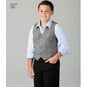 Simplicity Male Waistcoat Sewing Pattern 1506 image number 6