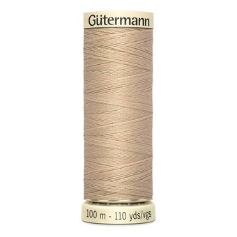 Gutermann Beige Sew All Thread 100m (186)