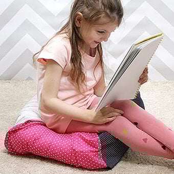 How to Sew a Mini Beanbag Pouf