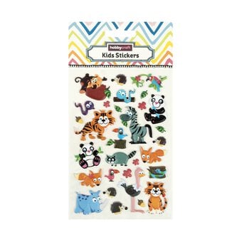 Wild Animal Puffy Stickers image number 4