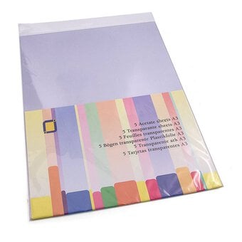 Personal Impressions Acetate Sheets A3 5 Pack