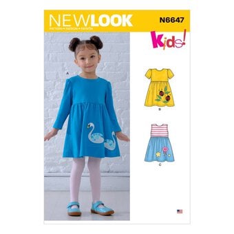 New Look Child's Dress Sewing Pattern N6647