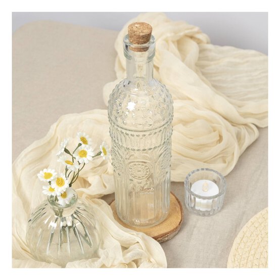 Create & Celebrate Sunflower Glass Bottle with Cork 500ml image number 2