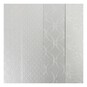 Embossed Silver Card Pack A4 12 Sheets image number 2