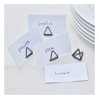 Ginger Ray Black Wire Place Card Holders 4 Pack