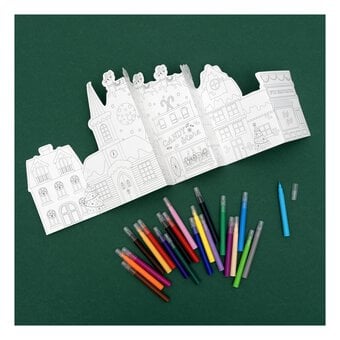 Christmas Village Colouring Kit