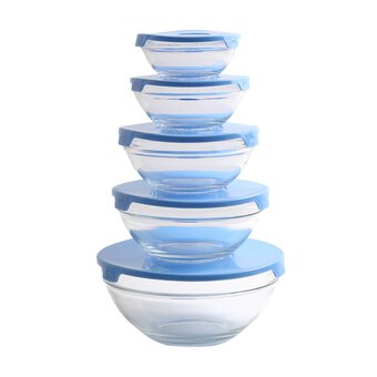 Glass Food Containers 5 Pack