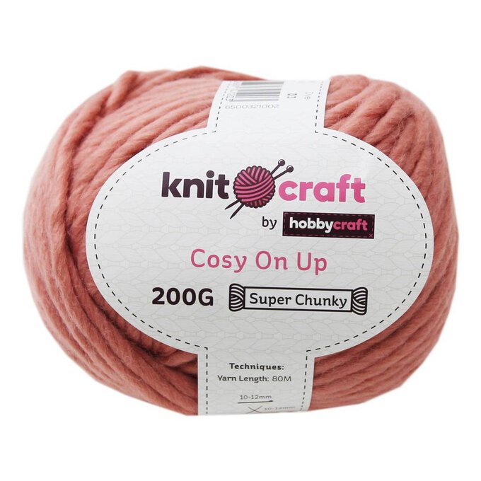 Knitcraft Pink Cosy On Up Yarn 200g image number 1