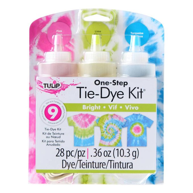Tulip One Step Tie Dye Kit Brights 3 Pack