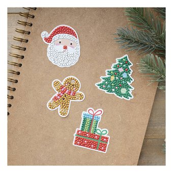 Make Your Own Christmas Gem Art Sticker Kit