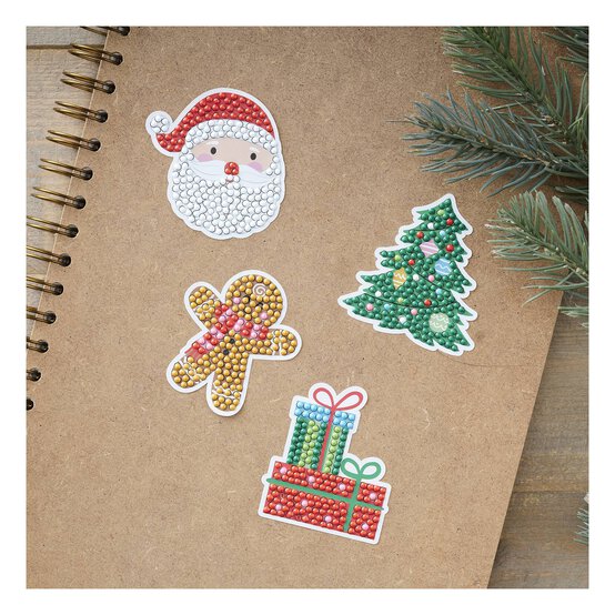 Make Your Own Christmas Gem Art Sticker Kit image number 2