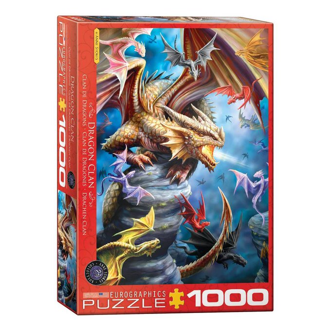 Eurographics Dragon Clan Jigsaw Puzzle 1000 Pieces image number 1
