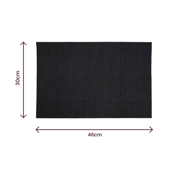 Black 14 Count Aida Fabric 30 x 46cm image number 5