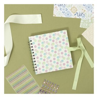 Spiral Bound Spots Scrapbook 6 x 6 Inches image number 2