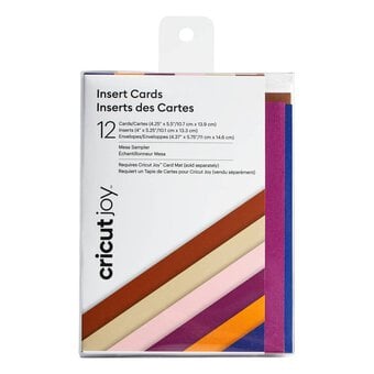 Cricut Joy Mesa Insert Cards 4.25 x 5.5 Inches 12 Pack