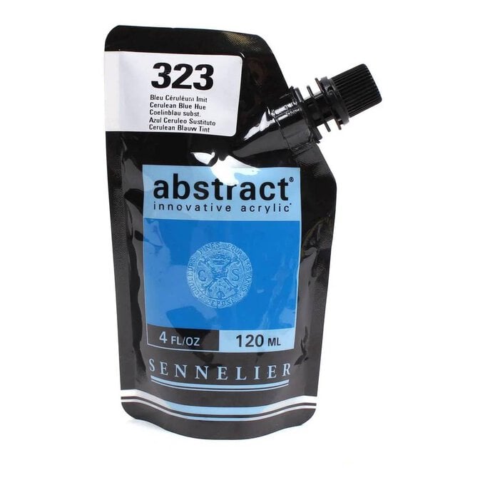 Sennelier Cerulean Blue Hue Abstract Acrylic Paint Pouch 120ml image number 1