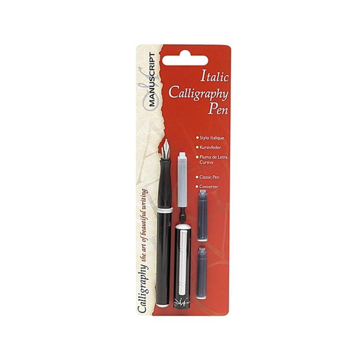 Manuscript Italic Fountain Pen and Ink Set Hobbycraft