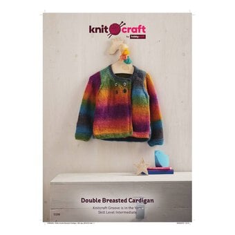 Knitcraft Kids' Double Breasted Cardigan Digital Pattern 0198