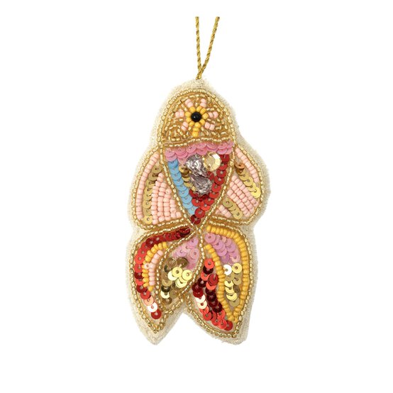 Hanging Beaded Fish Decoration 10cm image number 2